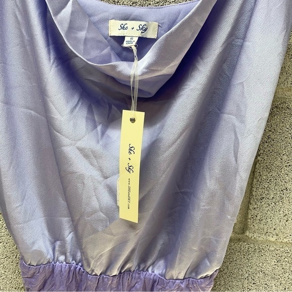 NWT She + Sky Lavender Bodysuit - Picture 5 of 7